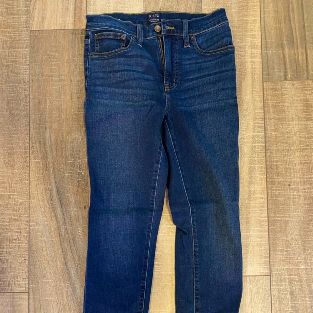 NWT J. Crew Factory 9" high rise skinny jean in signature stretch - size 26
